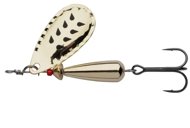 Abu Garcia Droppen LF Gold/Black dot 4g Perfekta spinnaren för olika tillfällen. 