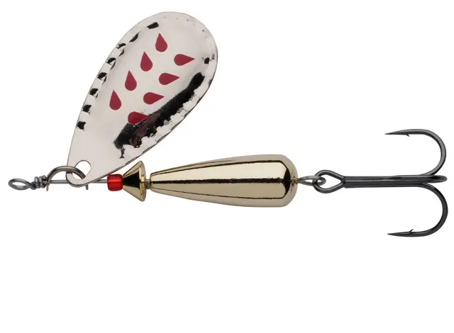 Abu Garcia Droppen LF Silver/Red dot 4g Perfekta spinnaren för olika tillfällen. 