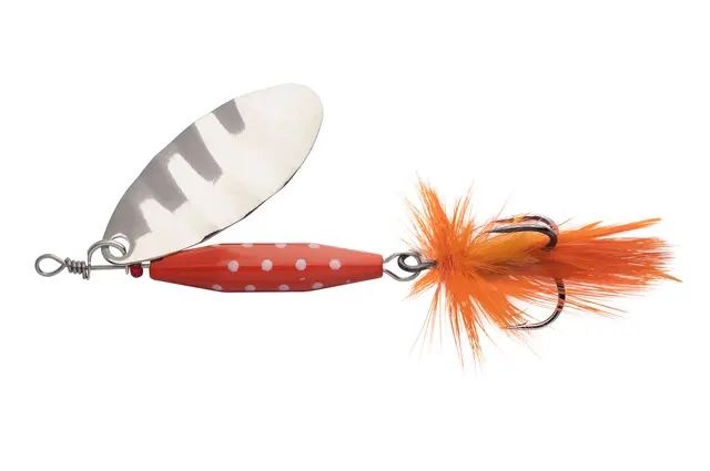 Abu Garcia Reflex Red LF Silver 7g Klassisk spinnare 