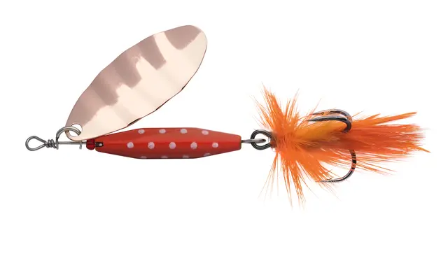 Abu Garcia Reflex Red LF Copper 7g Klassisk spinnare 