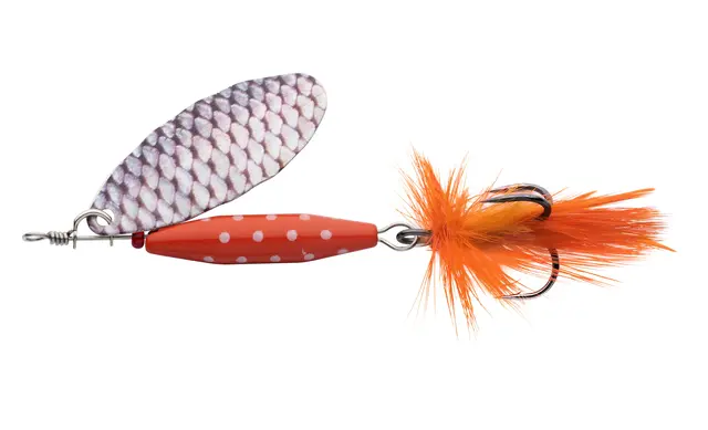 Abu Garcia Reflex Red LF Holo Roach 7g Klassisk spinnare 