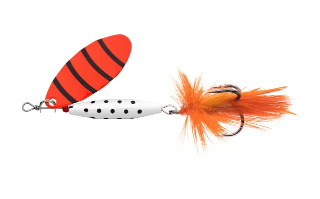 Abu Garcia Reflex White LF Orange 7g Klassisk spinnare 