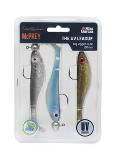 Abu Garcia Svartzonker McPrey Prerigged 3-pack f&#228;rdiga packet 10g Clear Waters