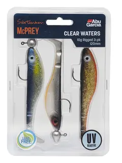 Abu Garcia Svartzonker McPrey Prerigged 3-pack f&#228;rdiga packet 10g Clear Waters