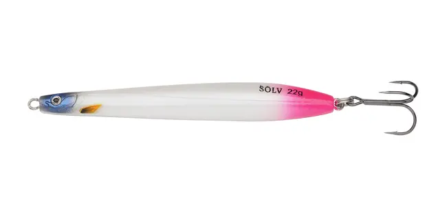 Abu Garcia Sölv Piil UV Pink Tail 12g Kastar som en dröm och fångar många fisk 