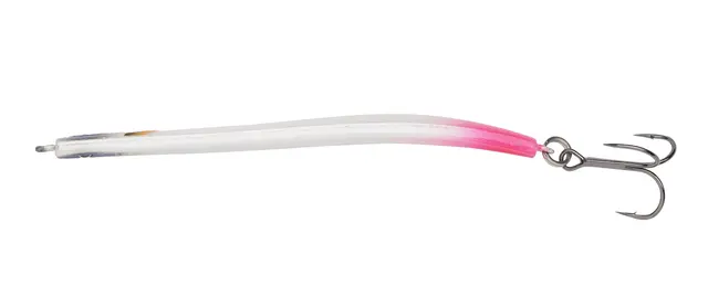 Abu Garcia Sölv Piil UV Pink Tail 12g Kastar som en dröm och fångar många fisk 