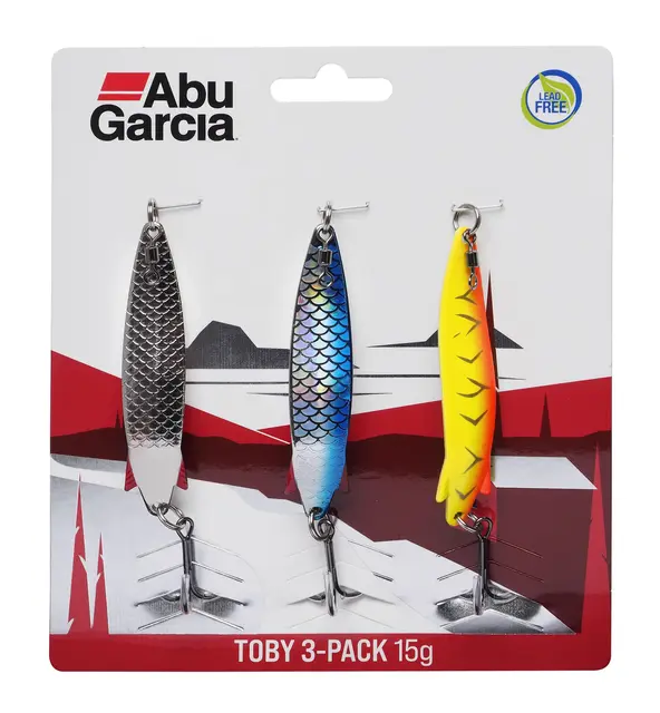 Abu Garcia Toby LF 3-pack 10g 3-pack perfekt för Havsfiske 