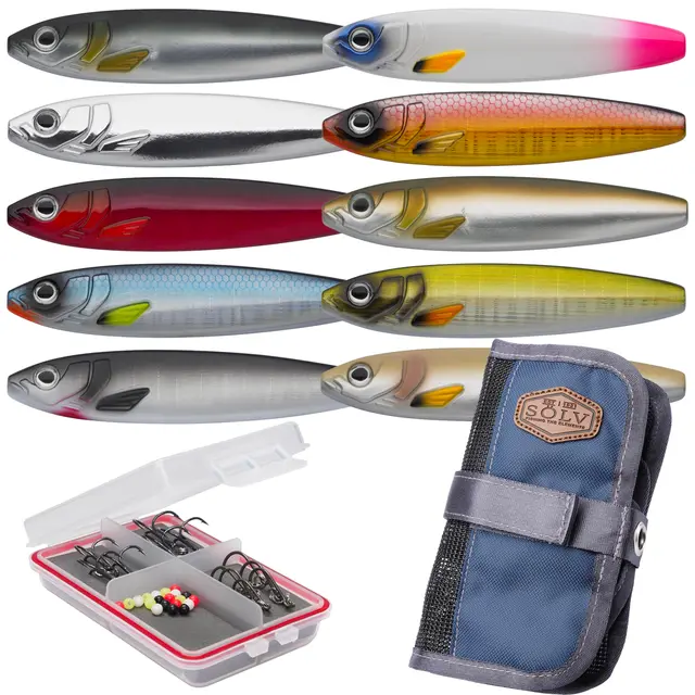 Abu Sölv Napp slukpakke 10-pack 19g Betesätt med reservekrokar 