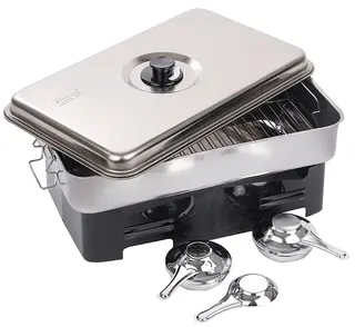 Abu R&#248;ken Rustfri r&#248;ykovn m/ 2 brennere Velkjent klassiker til r&#248;kt mat