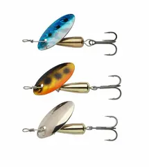 Abu Garcia Droppen Bugga 7g 3-Pack Tre effektive spinnere til ferskvann