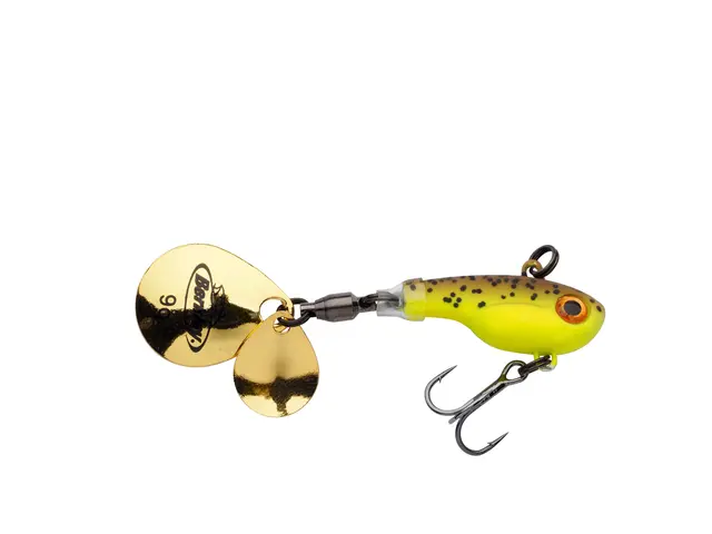 Berkley Pulse Spintail 5g Brown Chartreuse 