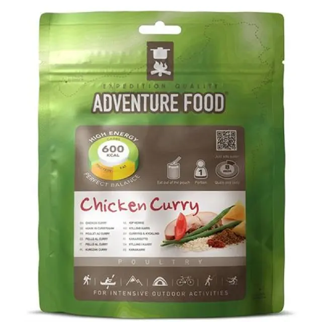 Adventure Food Kylling Karri Høy energi - 600kcal 