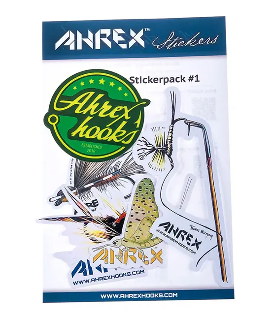 Ahrex Freshwater Sticker Pack #1 5 flue klistremerker fra Ahrex 