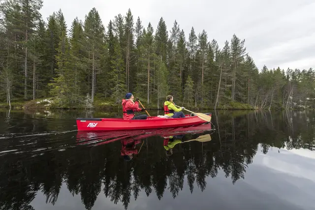 Ally 815 17' DR hopfällbar kanot Första valet för den aktiva familjen 
