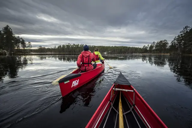 Ally 815 17' DR hopfällbar kanot Första valet för den aktiva familjen 