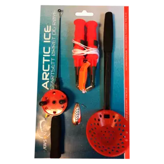 Arctic Ice Startset, &#214;ring och R&#246;ding Isfiskeset