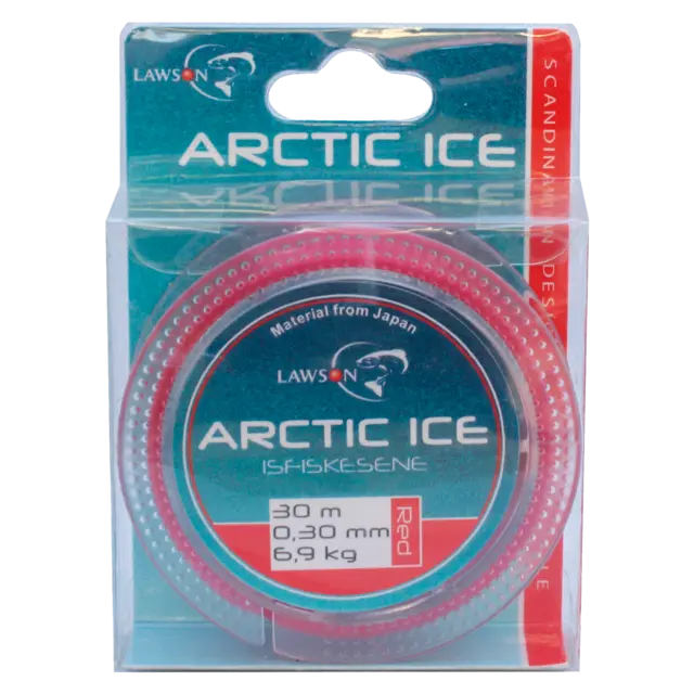 Arctic Ice nylonlina 30m 0,15 mm Red 