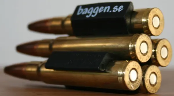 Baggen Patronholder Standard Grön patronholder for 5 patroner 