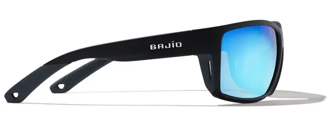 Bajio Bales Beach Black Matte +1.5 Blue Mirror Polykarbonat Solbriller 