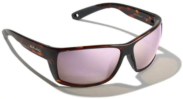 Bajio Bales Beach Dark Tort +1.5 Gloss Rose Mirror Polycarbonat Solbrille 