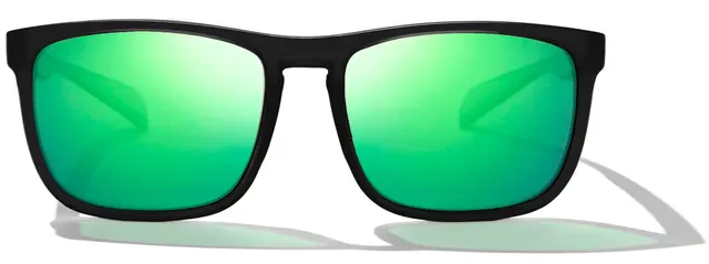 Bajio Calda Black Matte Green Mirror Glass 