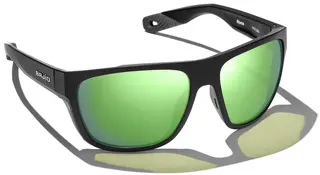 Bajio Las Rocas Matt Black Green Mirror Polycarbonate solbriller