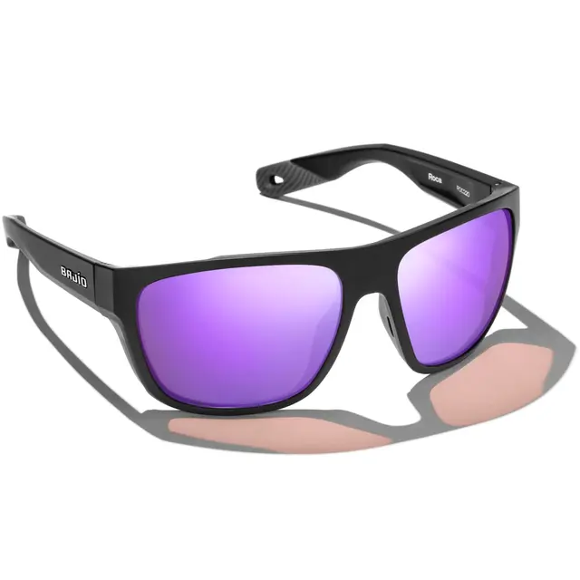 Bajio Roca Black Matte Solbriller Rose Mirror Polycarbonate 