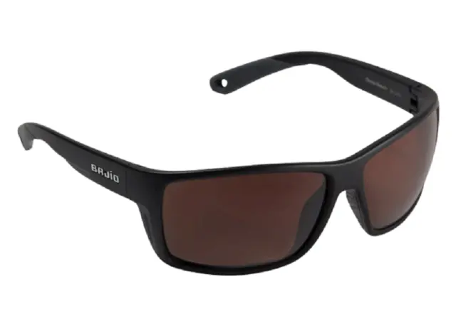 Bajio Bales Beach Black Matte Solbriller Copper Polykarbonat 