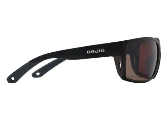 Bajio Bales Beach Black Matte Solbriller Copper Polykarbonat 