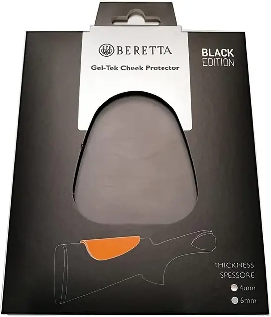 Beretta Cheek Protector Black 6 mm Selvklebende Silikonbasert kinnforhøyer 