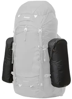 Bergans Side Pockets, Solid Charcoal 2 stycken sidofickor till ryggs&#228;ck