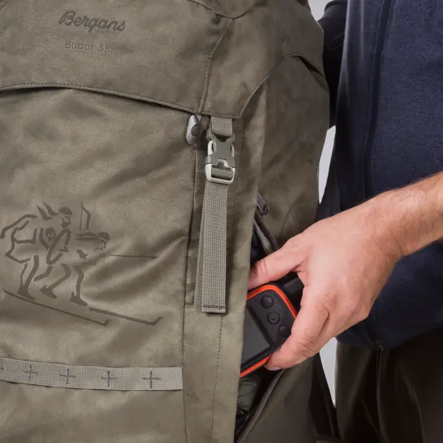Bergans Budor35L Grønn En funksjonell og kompakt jaktkamerat! 