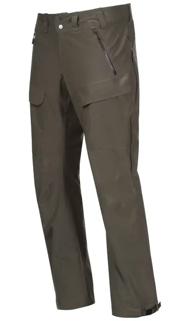 Bergans Hogna 3L Pant Green Mud S 3-lagers skallByxa till jakt 