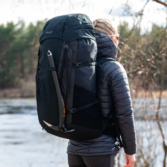 Bergans Rondane V6 65L Black Allsidig og slitesterk lett ryggsekk 