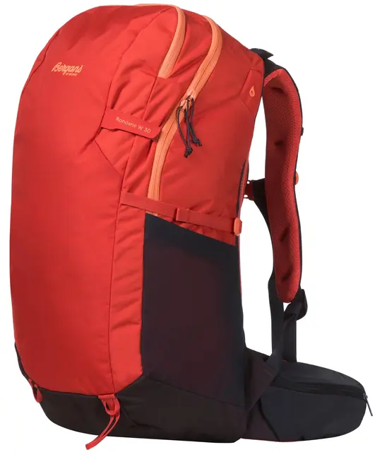 Bergans Rondane V6 W 30L Brick Allsidig og slitesterk ryggsekk til dame 