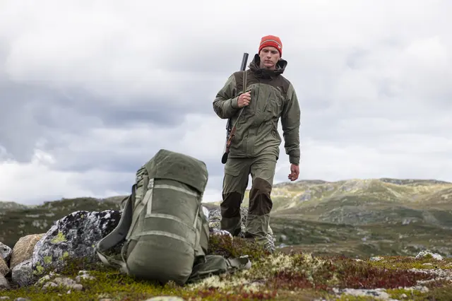 Bergans Hogna V2 2L Pants M Green Mud/Dark Wood Brown 