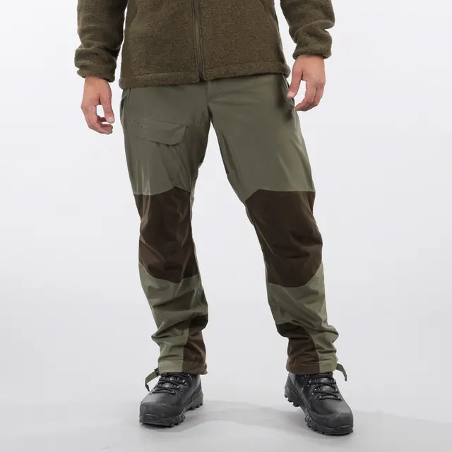 Bergans Hogna V2 2L Pants M Green Mud/Dark Wood Brown 
