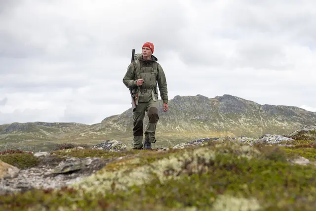 Bergans Hogna V2 2L Pants M Green Mud/Dark Wood Brown 