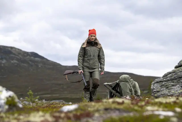 Bergans Hogna V2 2L Pants M Green Mud/Dark Wood Brown 