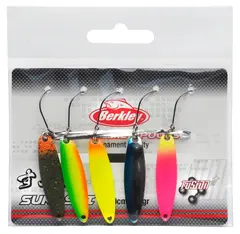 Berkley Area Game Spoons SUKOSHI 5-pack Långkastande skeddrag