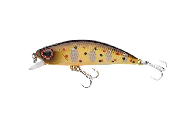 Berkley DEX Bullet Jerk 5cm Brown Trout Liten wobbler for hurtigflytende vann 