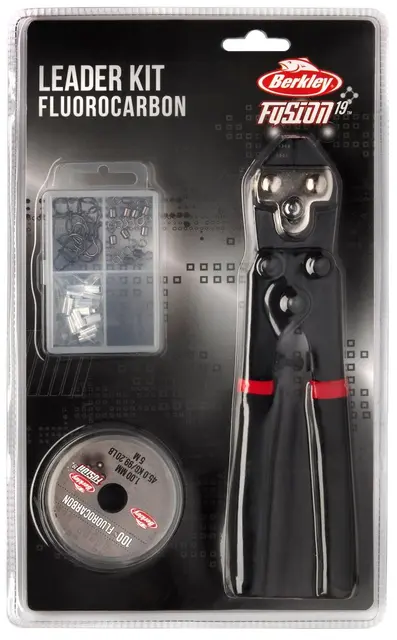 Berkley Fusion19 Leader Fluorocarbon Tång, lina & crimps till predatortafsar 