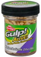 Berkley Gulp Alive "Waxies" maggot White