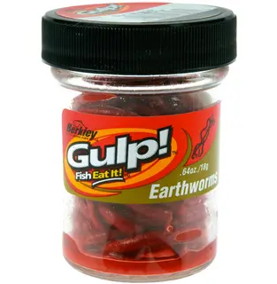 Berkley Gulp Meitemark 10cm R&#248;d