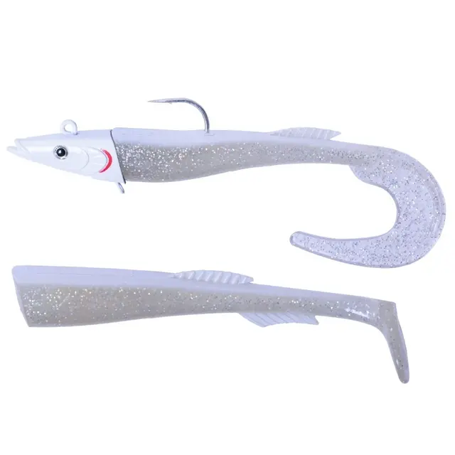 Berkley Power Sandeel W Chartreuse 160g Fisk målrettet med kvalitets gummi jigg 