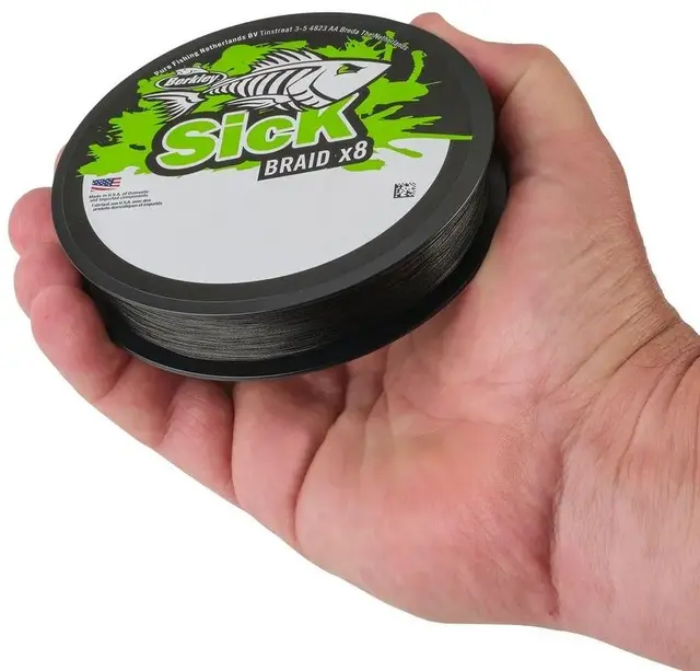 Berkley Sick Braid 150m 0,10mm Black Høyytelses supermykt multifilament snøre 