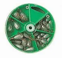 Assorterte bombe og skrusänker Röd 