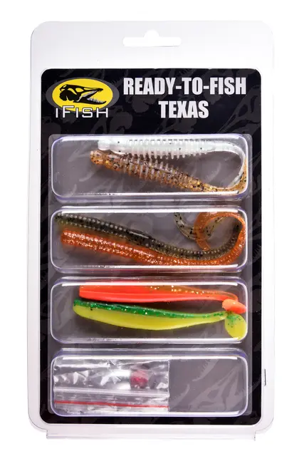 iFish Ready-To-Fish Texas Färdigt betespaket 
