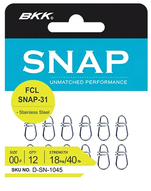 BKK FCL Snap-31 #00 12-pack beteslås 