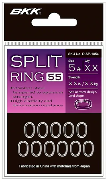 BKK Split Ring-55 #1 20-pack 